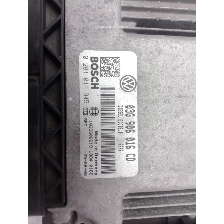 03G906016CD CENTRALITA MOTOR VW TOURAN (1T1, 1T2) |Desguaces La Cabaña