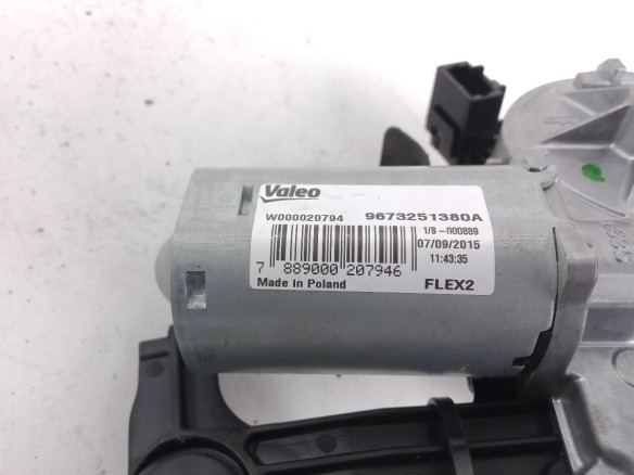 9673251380A MOTOR LIMPIAPARABRISAS TRA PEUGEOT 208 |Desguaces La Cabaña