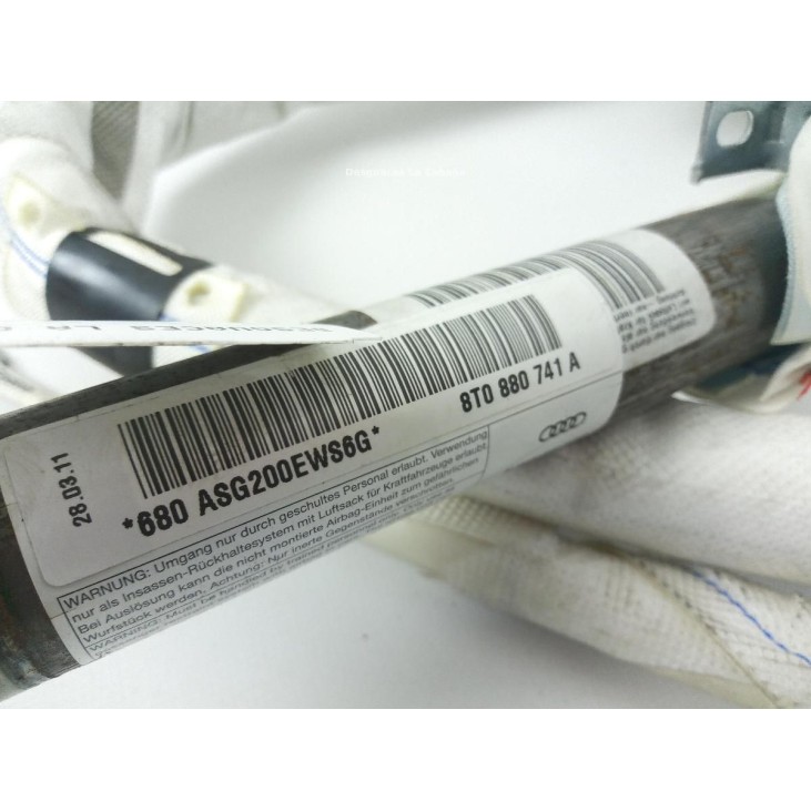 8T0880741A AIRBAG CORTINA IZQ AUDI A5 (8T3) |Desguaces La Cabaña
