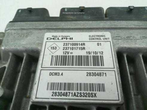 237100914R CENTRALITA MOTOR RENAULT MEGANE III Fastback (BZ0_) |Desguaces La Cabaña