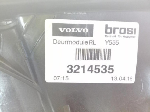3214535 ELEVALUNAS PUERTA LAT TRA IZQ VOLVO V40 Fastback (525, 526) |Desguaces La Cabaña