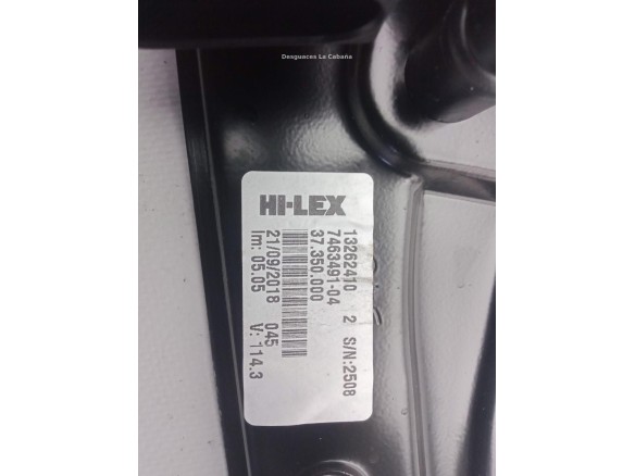746349104 ELEVALUNAS PUERTA LAT TRA IZQ BMW X1 (F48) |Desguaces La Cabaña