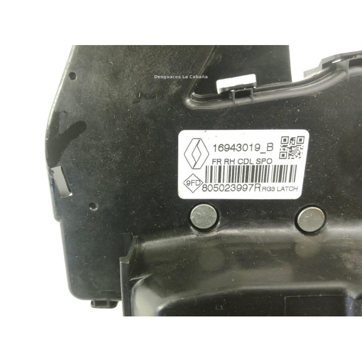 805023997R CERRADURA PUERTA LAT DEL DER RENAULT MEGANE IV (B9A/M_) |Desguaces La Cabaña