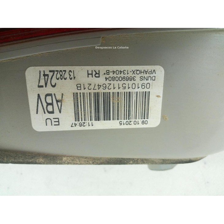 13282247 PILOTO TRA DER INT OPEL ASTRA J Sports Tourer (P10) |Desguaces La Cabaña