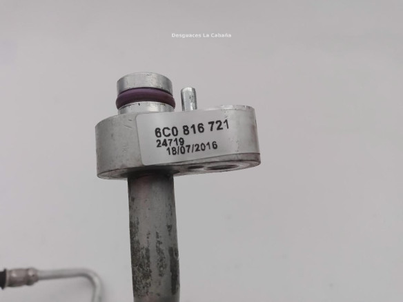 6C0816721 TUBO AA DE COMPRESOR A RADIADOR AA SKODA FABIA III (NJ3) |Desguaces La Cabaña