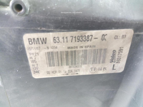 6311719338703 FARO IZQUIERDO BMW 1 Coupé (E82) |Desguaces La Cabaña