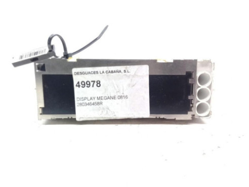 280346458R, DISPLAY RENAULT MEGANE III Fastback (BZ0_) |Desguaces La Cabaña