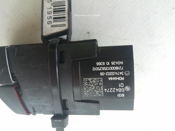  6842274 INTERRUPTOR WARNING BMW X1 (F48) |Desguaces La Cabaña