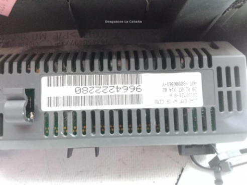 9664222280 DISPLAY PEUGEOT 307 (3A/C) |Desguaces La Cabaña