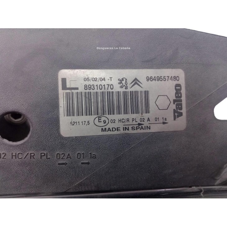 9649557480 FARO IZQUIERDO CITROEN XSARA PICASSO (N68) |Desguaces La Cabaña