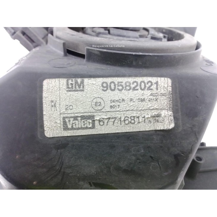 90582021 FARO DERECHO OPEL ZAFIRA A Limusina (T98) |Desguaces La Cabaña