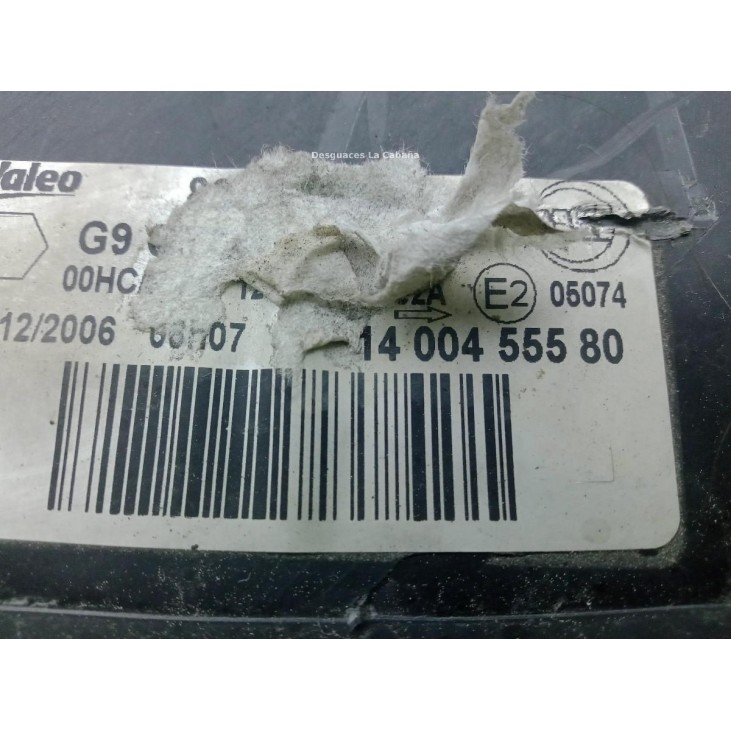 1400455580 FARO IZQUIERDO PEUGEOT EXPERT Furgón (VF3A_, VF3U_, VF3X_) |Desguaces La Cabaña