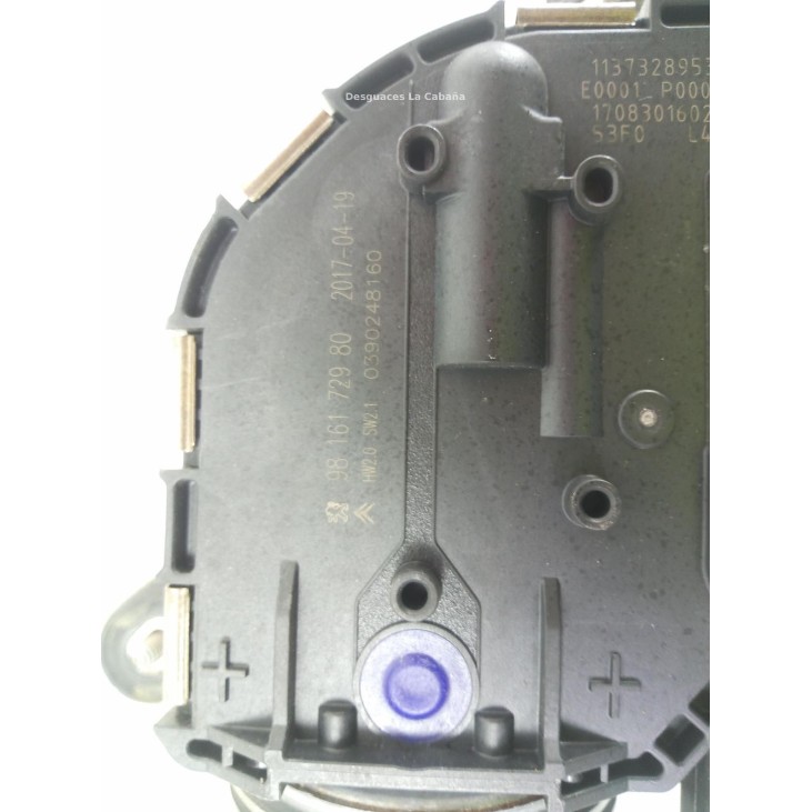 9816172980 MOTOR LIMPIAPARABRISAS DEL IZQ CITROEN C4 Picasso I Limusina (UD_) |Desguaces La Cabaña