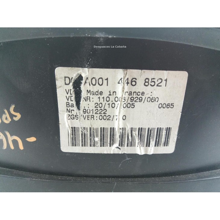 A0014468521, CUADRO INSTRUMENTOS MERCEDES BENZ SPRINTER 2-t Furgón (901, 902) |Desguaces La Cabaña