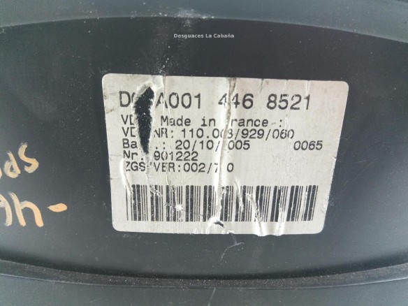 A0014468521, CUADRO INSTRUMENTOS MERCEDES BENZ SPRINTER 2-t Furgón (901, 902) |Desguaces La Cabaña