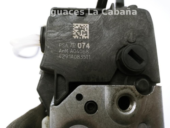 CERRADURA PUERTA LAT DEL DER PEUGEOT 308 (4A_, 4C_) |Desguaces La Cabaña