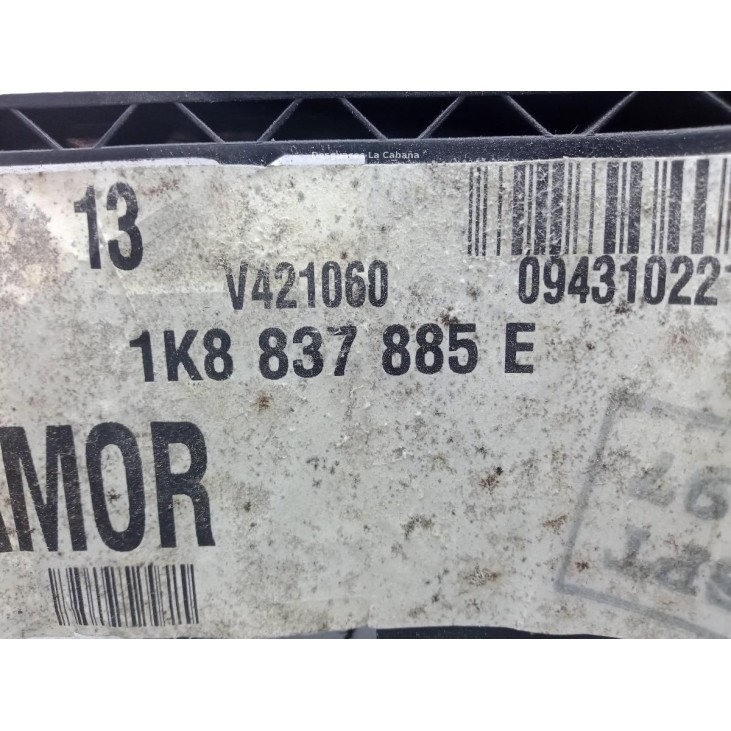 1K8837885E MANILLA PUERTA LAT DEL IZQ EXT VW SCIROCCO (137, 138) |Desguaces La Cabaña