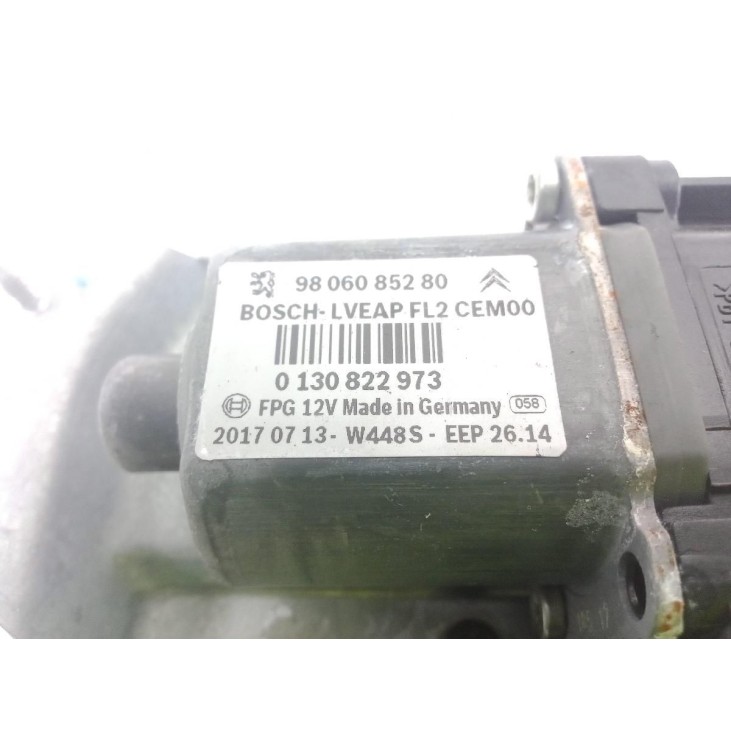 9806085280 ELEVALUNAS PUERTA LAT DEL IZQ PEUGEOT 508 |Desguaces La Cabaña