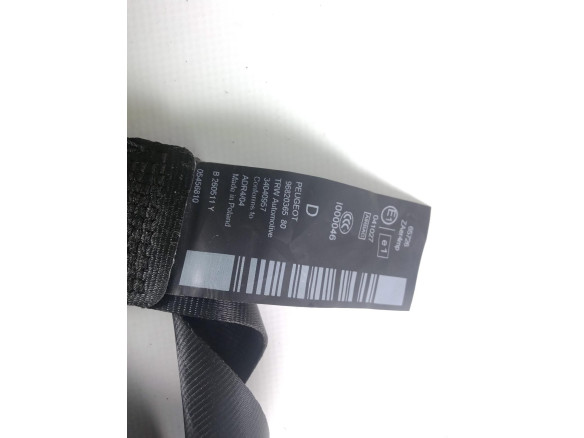 96820365 CINTURON DEL DER PEUGEOT 5008 |Desguaces La Cabaña