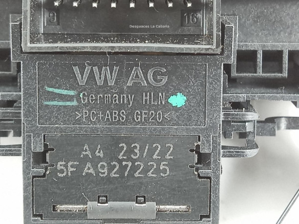 5FA927225 INTERRUPTOR FRENO MANO ELECTRICO CUPRA FORMENTOR (KM7) |Desguaces La Cabaña