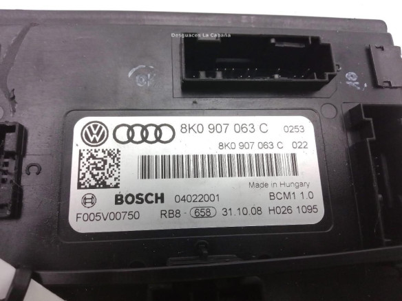 8K0907063C CENTRALITA MULTIFUNCION AUDI A5 (8T3) |Desguaces La Cabaña