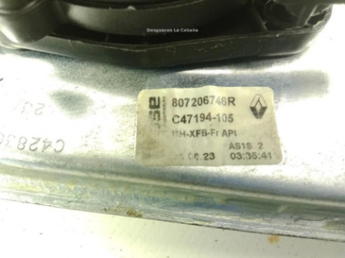 827206746R ELEVALUNAS PUERTA LAT DEL DER RENAULT MEGANE IV (B9A/M_) |Desguaces La Cabaña