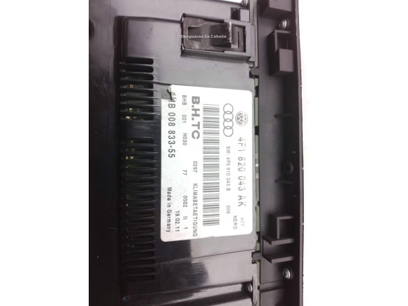4F1820043AK MANDO CLIMA AUDI A6 Allroad (4FH, C6) |Desguaces La Cabaña