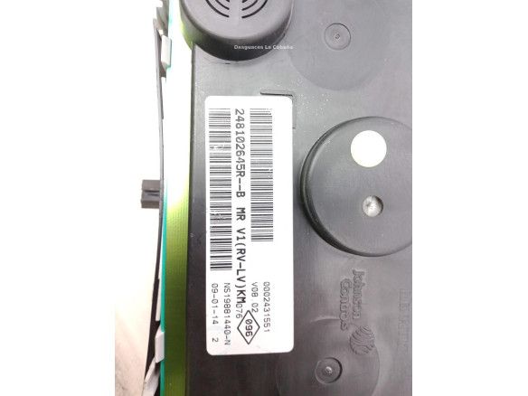 248102645R, CUADRO INSTRUMENTOS DACIA DUSTER |Desguaces La Cabaña
