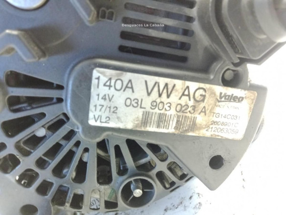 03L903023A ALTERNADOR VW GOLF VI (5K1) |Desguaces La Cabaña