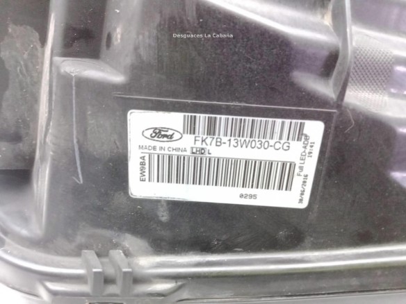 FK7B13W030CG FARO IZQUIERDO FORD USA EDGE |Desguaces La Cabaña