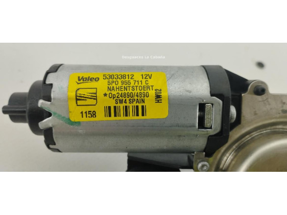 5P0955711C MOTOR LIMPIAPARABRISAS TRA SEAT ALTEA XL (5P5, 5P8) |Desguaces La Cabaña