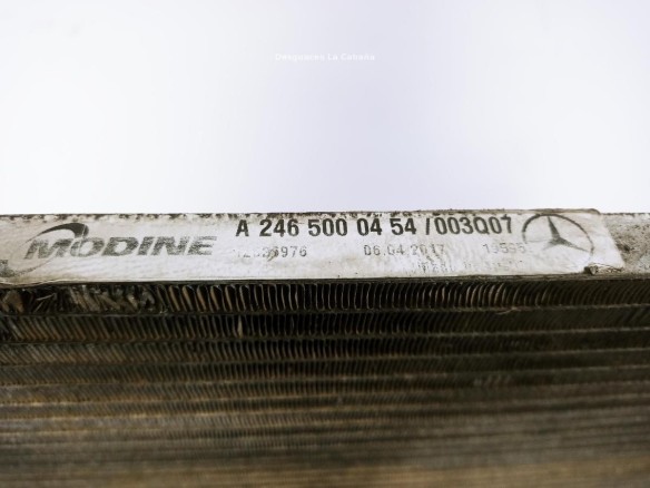 A2465000454 RADIADOR AIRE ACONDICIONADO MERCEDES BENZ CLASE B (W246, W242) |Desguaces La Cabaña