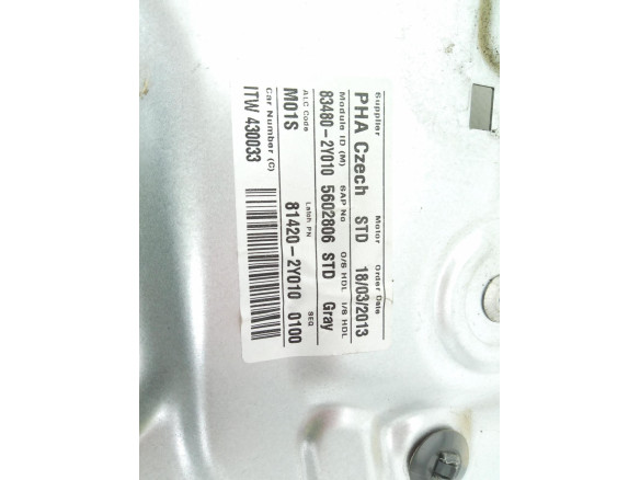 824802Y010 ELEVALUNAS PUERTA LAT TRA DER HYUNDAI ix35 (LM, EL, ELH) |Desguaces La Cabaña