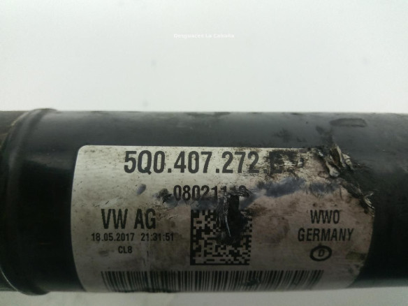 5Q0407272B PALIER DEL DER SEAT LEON (5F1) |Desguaces La Cabaña