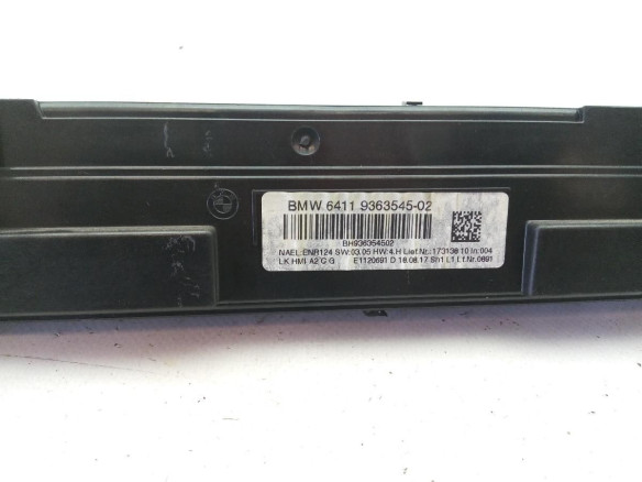 64119363545 MANDO CLIMA BMW 3 Gran Turismo (F34) |Desguaces La Cabaña