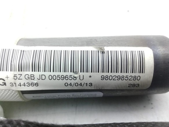  9802985280 AIRBAG CORTINA IZQ PEUGEOT 508 |Desguaces La Cabaña