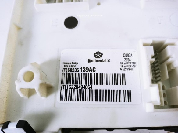68236139AC CAJA FUSIBLES INTERIOR (BSI) JEEP GRAND CHEROKEE IV (WK, WK2) |Desguaces La Cabaña