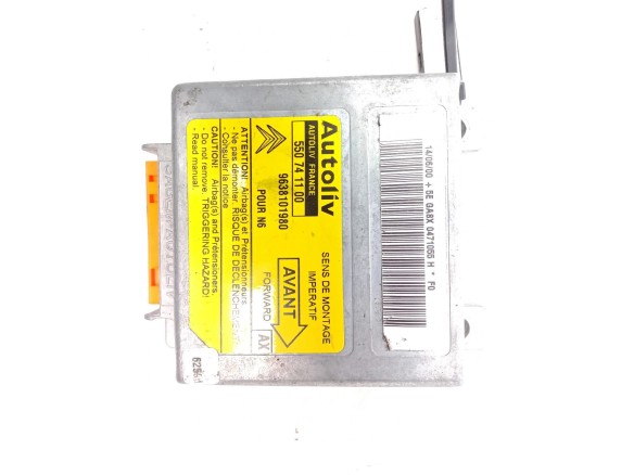 9633504180, CENTRALITA AIRBAG CITROEN XSARA (N1) |Desguaces La Cabaña