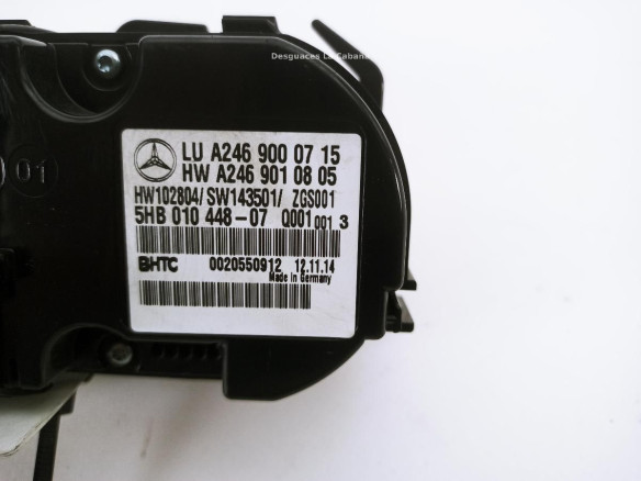 A2469000715 MANDO CLIMA MERCEDES BENZ CLASE GLA (X156) |Desguaces La Cabaña