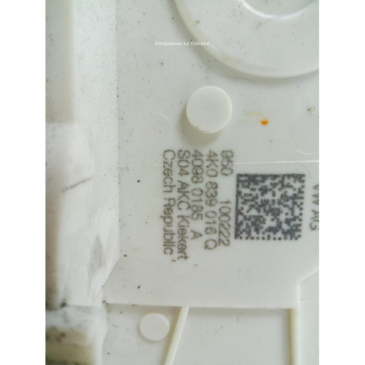 4K1837016Q CERRADURA PUERTA LAT TRA DER AUDI A6 (4A2, C8) |Desguaces La Cabaña
