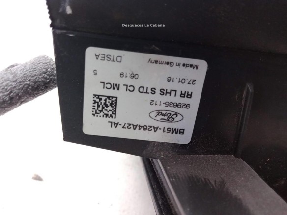 BM51A264A27AL CERRADURA PUERTA LAT TRA IZQ FORD FOCUS III |Desguaces La Cabaña