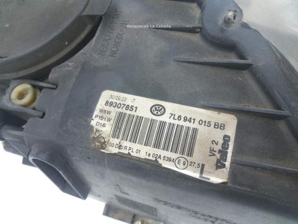 7L6941015BB FARO IZQUIERDO VW TOUAREG (7LA, 7L6, 7L7) |Desguaces La Cabaña