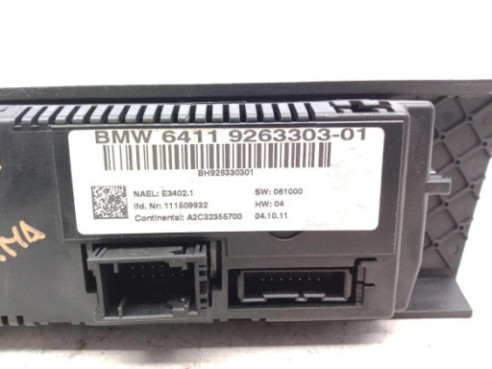 6411926330301 MANDO CLIMA BMW 3 (E90) |Desguaces La Cabaña