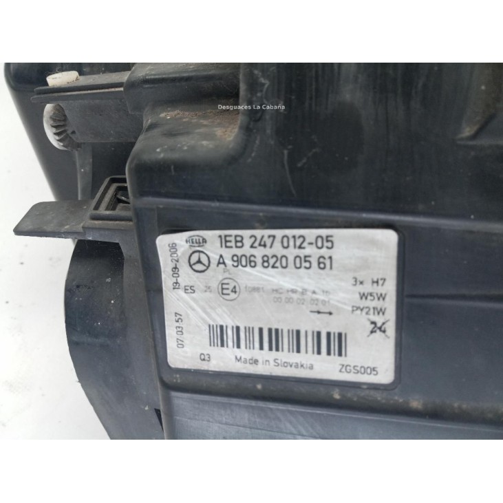 A9068200561 FARO IZQUIERDO MERCEDES BENZ SPRINTER 5-t Furgón (906) |Desguaces La Cabaña