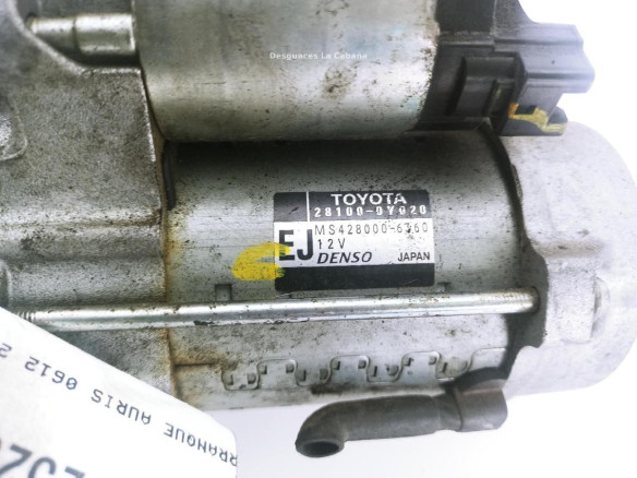 281000Y020 ARRANQUE TOYOTA AURIS (_E15_) |Desguaces La Cabaña