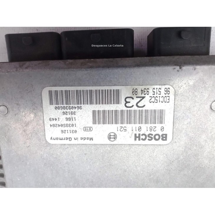 9651593480 CENTRALITA MOTOR CITROEN XSARA PICASSO (N68) |Desguaces La Cabaña