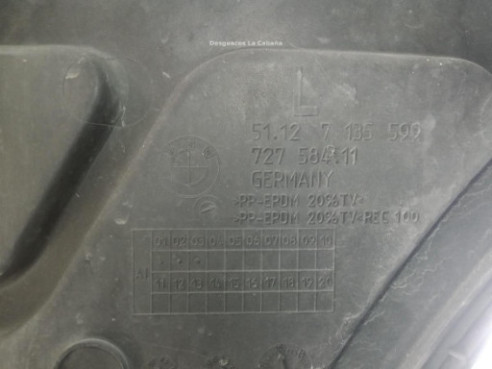 PARAGOLPES TRA BMW 7 (E65, E66, E67) |Desguaces La Cabaña