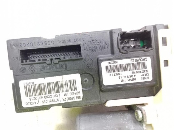ELEVALUNAS PUERTA LAT DEL IZQ RENAULT LAGUNA III (BT0/1) |Desguaces La Cabaña