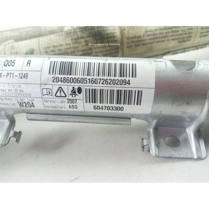 AIRBAG CORTINA DER MERCEDES BENZ CLASE C (W204)|Desguaces La Cabaña