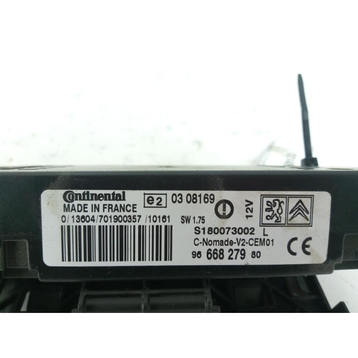 9666827980 CENTRALITA MOTOR CITROEN C4 Picasso I Limusina (UD_) |Desguaces La Cabaña